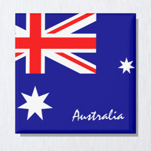 Aimant Drapeau australien & Vacances de Sydney/Vacances s