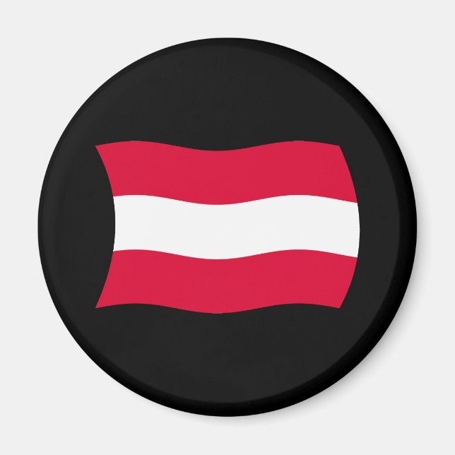 Aimant drapeau Autriche (Devant)