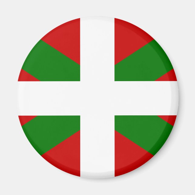 Aimant Drapeau basque (Devant)