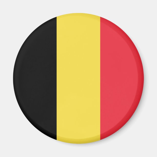 Aimant Drapeau Belgique (Devant)