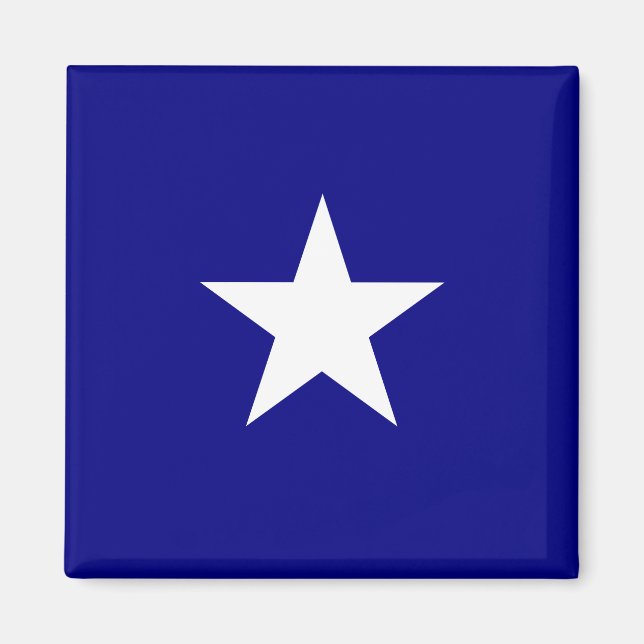 Aimant Drapeau bleu Bonnie (Devant)