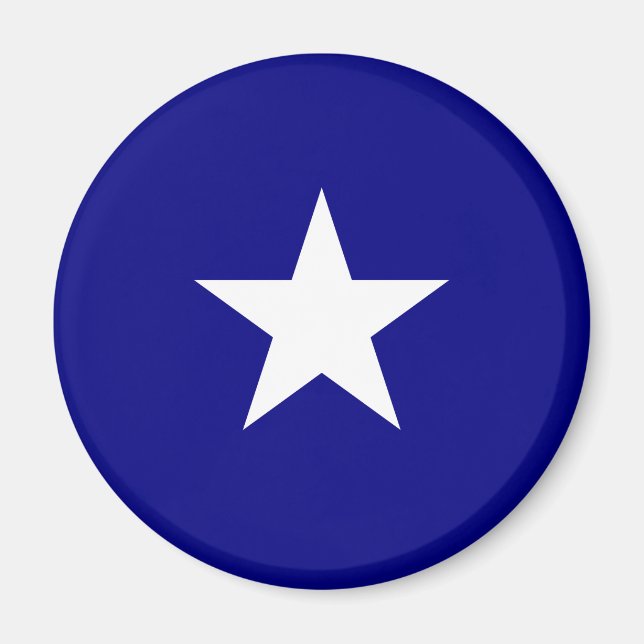 Aimant Drapeau bleu Bonnie (Devant)