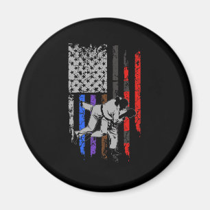 Aimant Drapeau brésilien Jiu Jitsu Classement Étoiles e