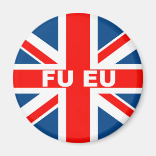 Aimant Drapeau britannique anti-UE