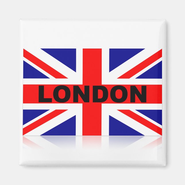 Aimant Drapeau britannique vintage (Devant)