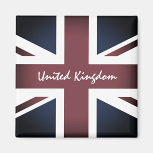 Aimant drapeau britannique vintage & Royaume-Uni /sports 