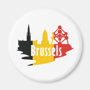 Aimant Drapeau Bruxelles