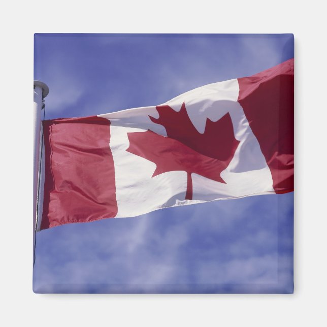 Aimant Drapeau canadien (Devant)
