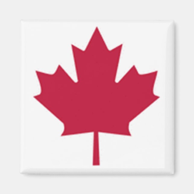 Aimant Drapeau canadien (Devant)