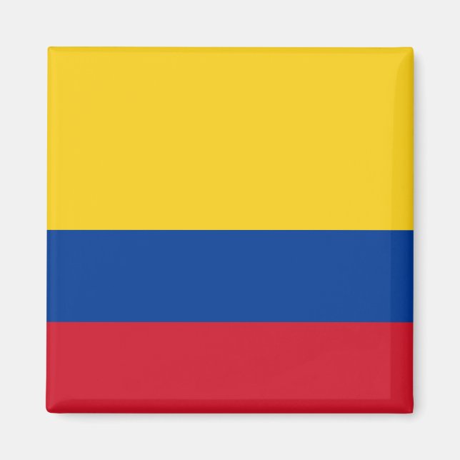 Aimant Drapeau Colombie (Colombie) (Devant)