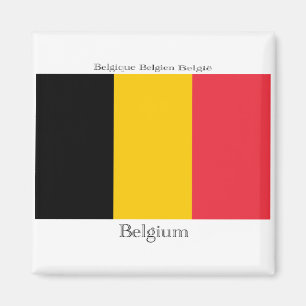 Aimant Drapeau d'aimant de la Belgique