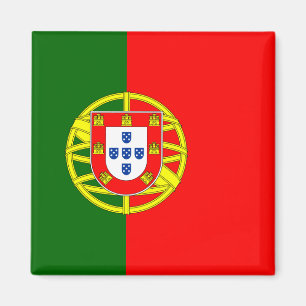 Aimant Drapeau d'aimant du Portugal (carré)