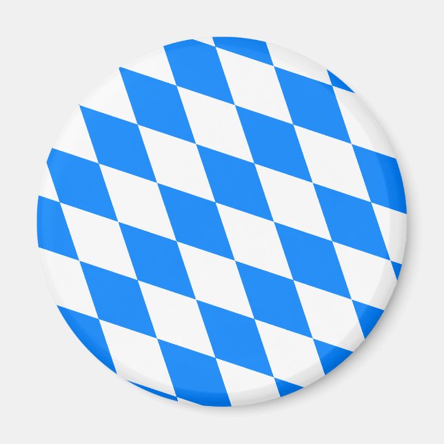 Aimant Drapeau de Bavière Allemagne (Devant)