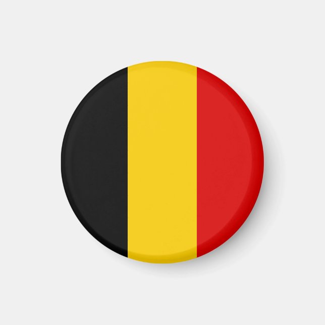 Aimant Drapeau de Belgique (Devant)