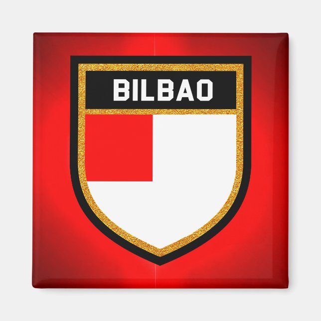 Aimant Drapeau de Bilbao (Devant)