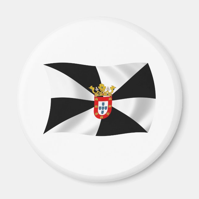 Aimant Drapeau de Ceuta (Devant)