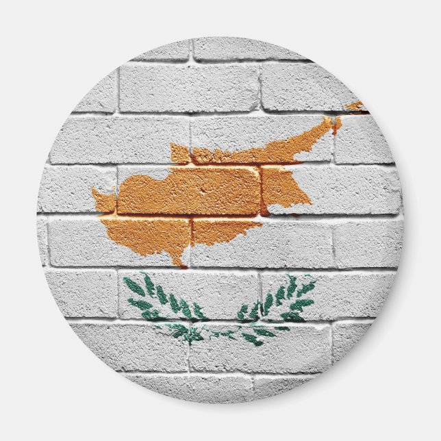 Aimant Drapeau de Chypre (Devant)
