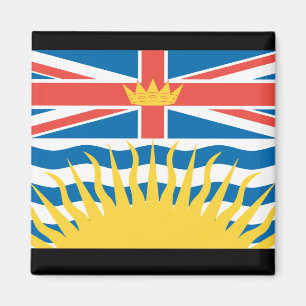 AIMANT DRAPEAU DE COLOMBIE-BRITANNIQUE