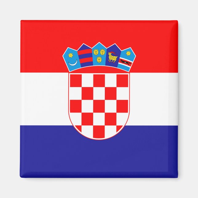 Aimant Drapeau de Croatie (Devant)