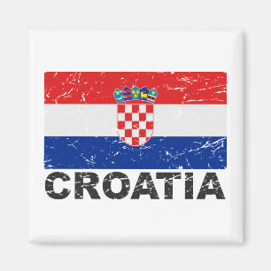 Aimant Drapeau de cru de la Croatie