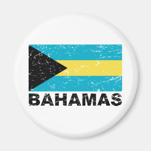 Aimant Drapeau de cru des Bahamas