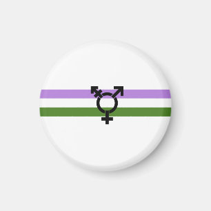 Aimant Drapeau de fierté genderqueer