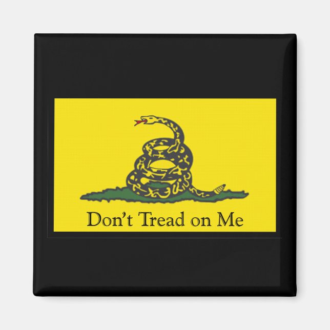Aimant Drapeau de Gadsden (Devant)