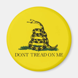 Aimant Drapeau de gadsden (Ne pas me filer) (Drapeau de s