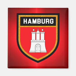 Aimant Drapeau de Hambourg