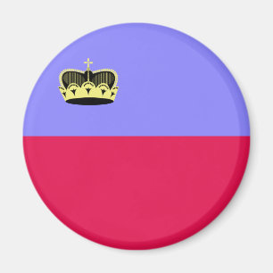 Aimant Drapeau de haute qualité du Lichtenstein