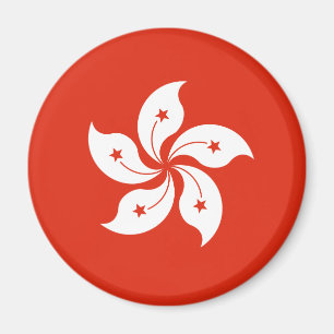Aimant Drapeau de Hong Kong - 香 港 特 別 行 政 區  de  de  de  