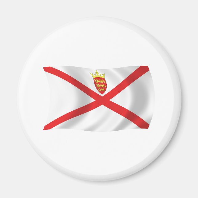 Aimant Drapeau de Jersey (Devant)