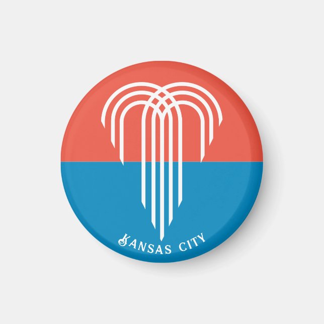 Aimant Drapeau de Kansas City (2023), Missouri (Devant)