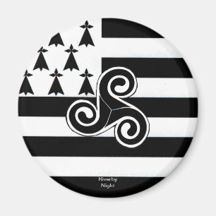 Aimant Drapeau de la Bretagne (Breton)