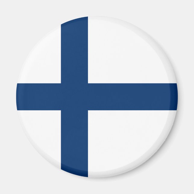 Aimant Drapeau de la Finlande (Devant)