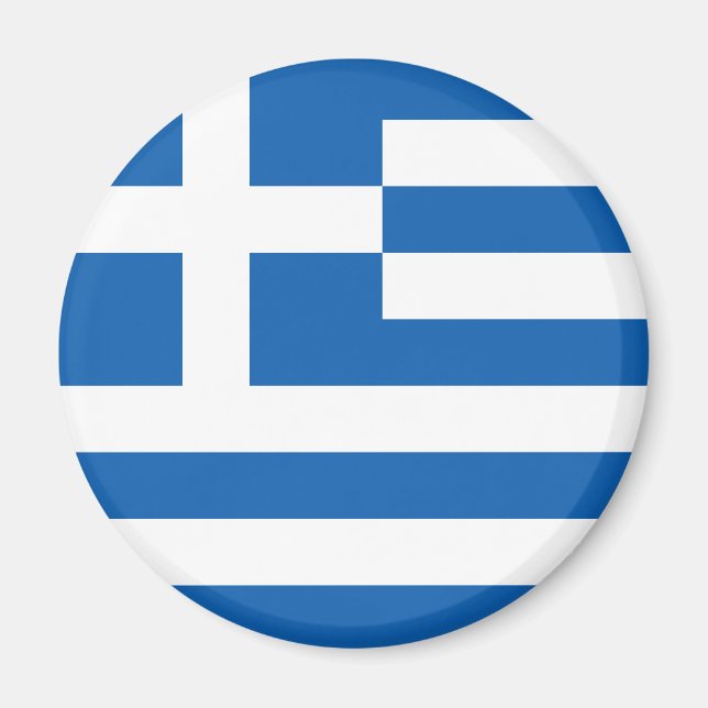 Aimant drapeau de la Grèce (Devant)
