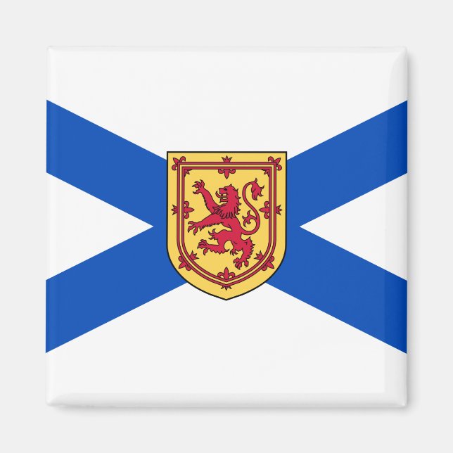 Aimant Drapeau de la Nouvelle-Écosse (Province canadienne (Devant)