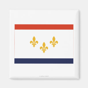 Aimant Drapeau de la Nouvelle-Orléans