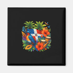 Aimant Drapeau de la République dominicaine Vacances Voya