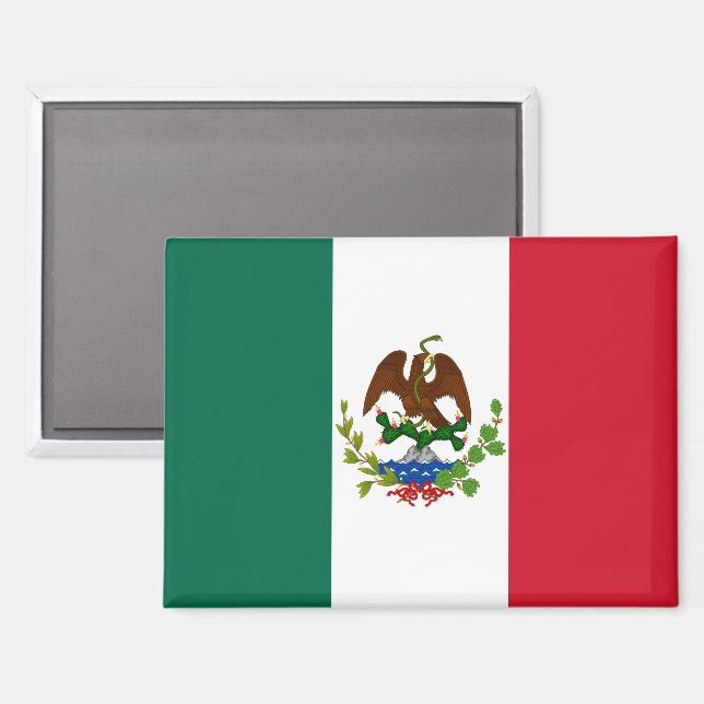 Aimant Drapeau de la République mexicaine : 1824-1835, Pè (Recto/Verso)