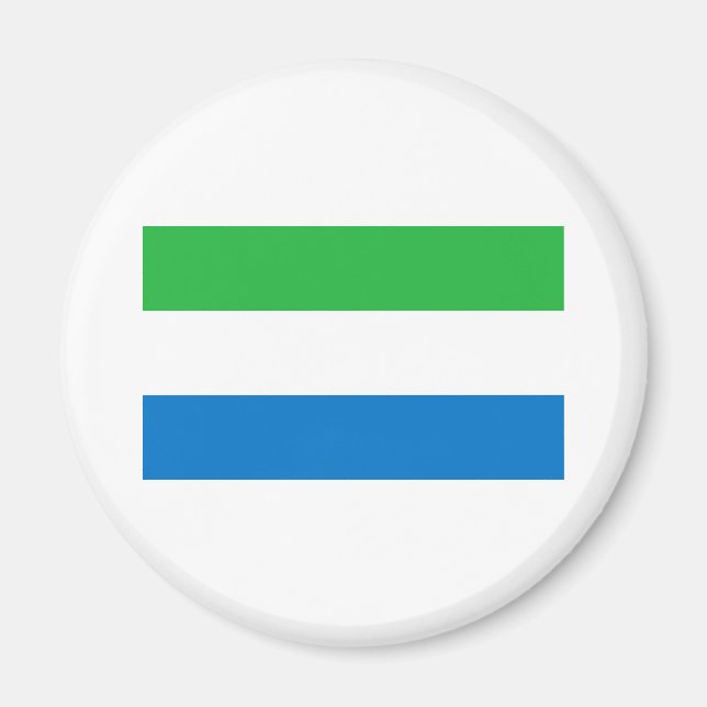 Aimant Drapeau de la Sierra Leone (Devant)