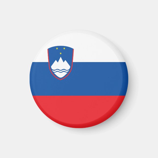 Aimant Drapeau de la Slovénie (Devant)