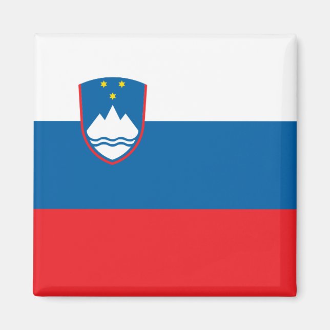 Aimant Drapeau de la Slovénie (Devant)