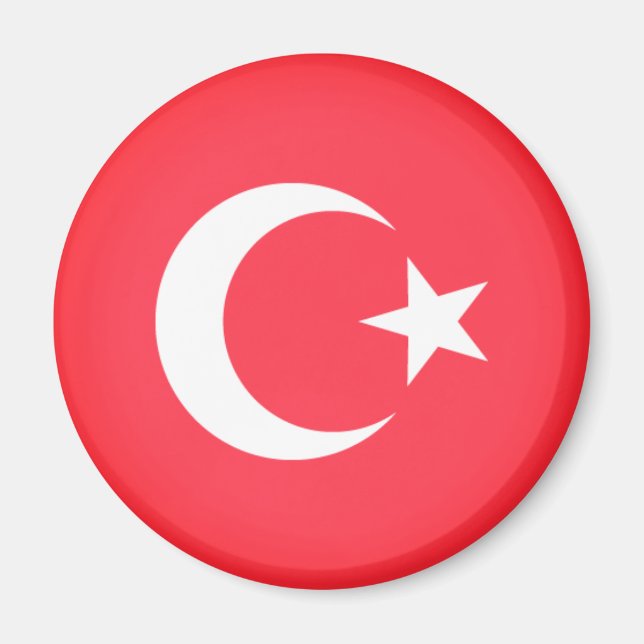 Aimant Drapeau de la Turquie (Devant)