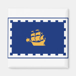 Aimant Drapeau de la ville de Québec