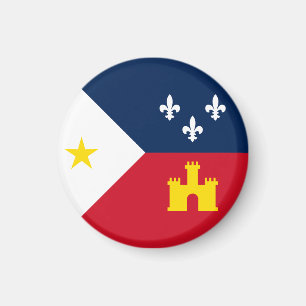 Aimant Drapeau de l'Acadiana, Louisiane