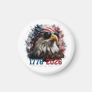 Aimant Drapeau de l'Aigle Patriotique America 250 1776–2