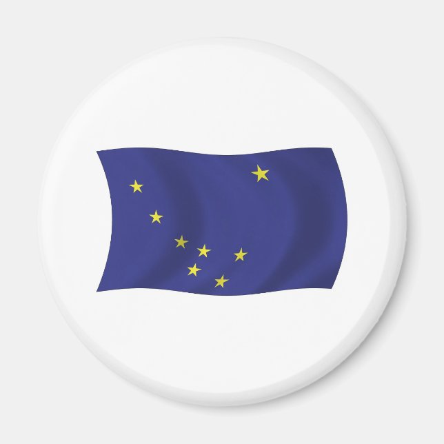 Aimant Drapeau de l'Alaska (Devant)