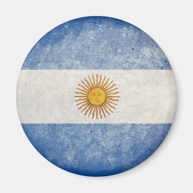 Aimant Drapeau de l'Argentine (Devant)