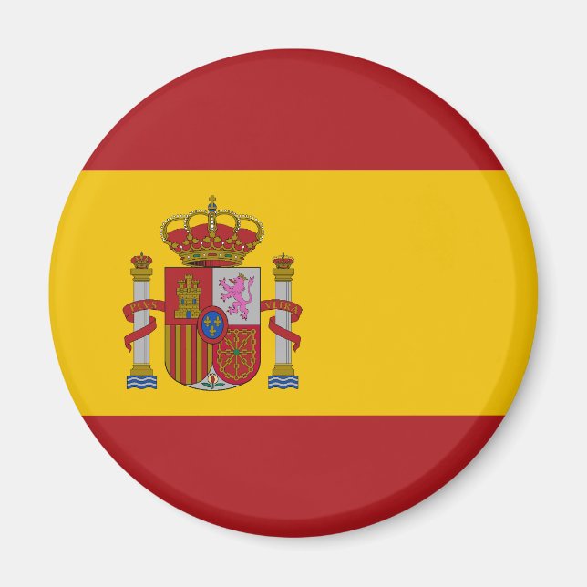 Aimant Drapeau de l'Espagne (Devant)
